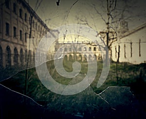 Inside abandoned house