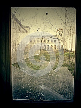 Inside abandoned house