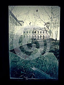 Inside abandoned house