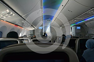 Inside Aircraft, Passengers Onboard