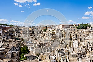 Inside the ancient town of Matera Sassi di Matera, European Ca