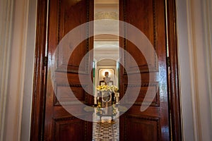 Inside architecture of Chao Phya Abhaibhubejhr