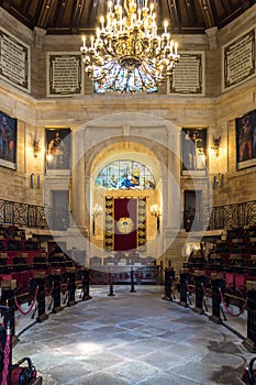 Inside the Assembly House of Gernika, Basque Country, Spain photo