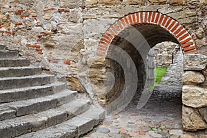 Inside of the Baba Vida fortress, Vidin, Bulgaria photo