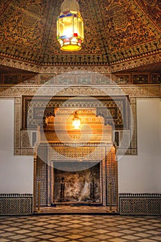 Inside the Bahia palace in Marrakesh, Morocco