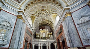 Inside basilica