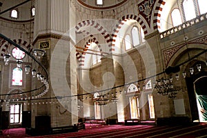 Inside the Bayezid II Mosque photo