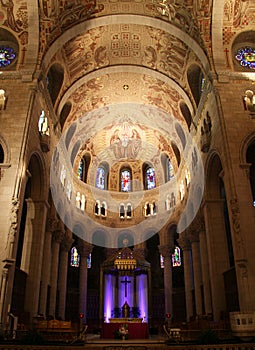 Inside Beautuful Church in Quebec