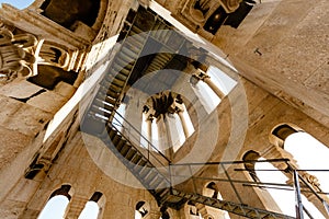 Inside the Bell Tower of Saint Duje Cathedral