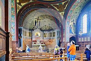 Inside the Benedictine Archabbey St. Martin, Monastery, Beuron