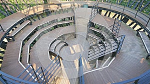 Inside `Bird nest` stand in Haneul Park, a part of World Cup Park