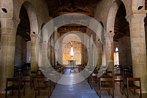 Inside Bose Monastery, San Gimignano, Tuscany, Italy