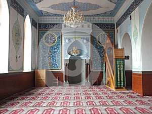 Inside the Botanikuri Mosque in Tbilisis photo