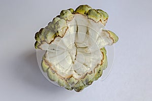 Inside Of A Burst Sweetsop