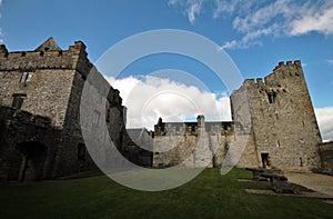 Inside Cahir Castle in Ireland