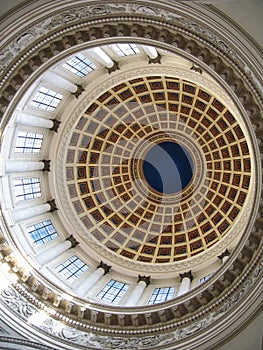 Inside of Capitolio cupola en Havana - Cuba