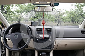 Inside car photo
