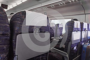 Inside the car of a CRH high-speed bullet train photo