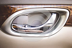 Inside car door handle