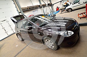 Workday at car service