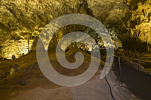 Inside Carlsbad Caverns Cave System, USA