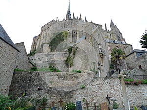 Inside a castle and actually a castle in France, an exquisite building, exotic and fascinating