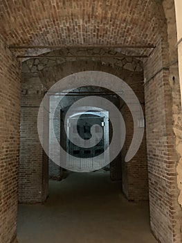 Inside Catacomb of Kom El Shoqafa