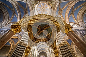 Inside catholic church