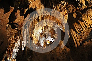 Inside the Cave of Colossal Cave Mountain Park