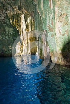 Inside Cave Pacific Island