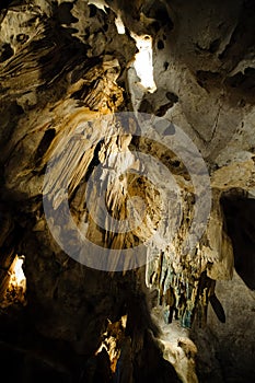 Inside a cave somewhere in Thailand