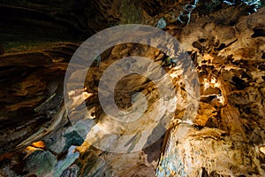 Inside a cave somewhere in Thailand