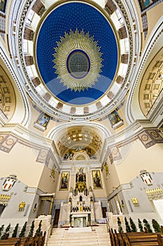 Inside the chappel Karl Borromaeus of the central cemetery in V