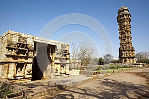 Inside the Chittorgarh fort aera photo