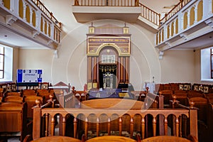 Inside of Choral Synagogue in Rostov on Don