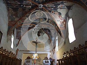 Inside christian church