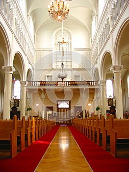 Inside of church