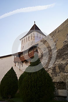 Inside the church fortressof Harman, Brasov, Transylvania, Romania; construction of the 13th century