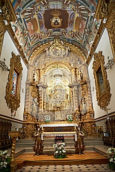Inside the church of Igreja da Ordem Terceira de Nossa Senhora do Monte do Carmo Faro, Portugal
