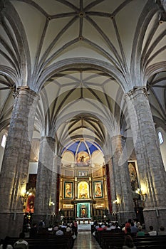 Inside the Church of Mother of God -Iglesia de Madre de Dios- in Almagro, Castilla la Mancha, Spain photo