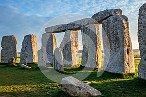 Inside the Circle at Stonehenge photo