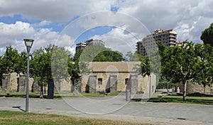 Inside the Citadel of Pamplona, in Pamplona, Spain photo