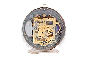 Inside the clock (watchwork)