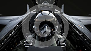 Inside the cockpit, the pilot& x27;s eyes hold the secrets of the skies, a glimpse into their world of courage and skill.