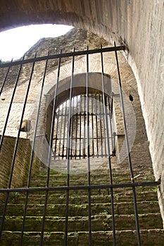 Inside the Coliseum, Rome, Lazio, Italy.