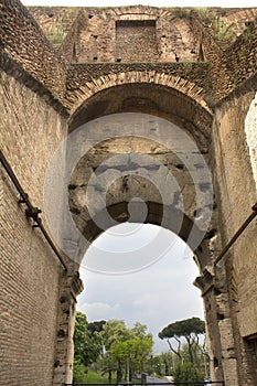 Inside the Coliseum, Rome, Lazio, Italy.