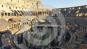 Inside of the Coliseum