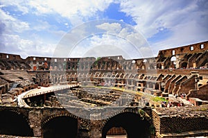 Inside the Colloseum, Rome