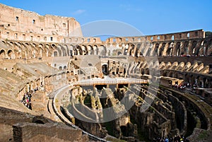 Inside the Colosseum