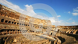 Inside the Colosseum